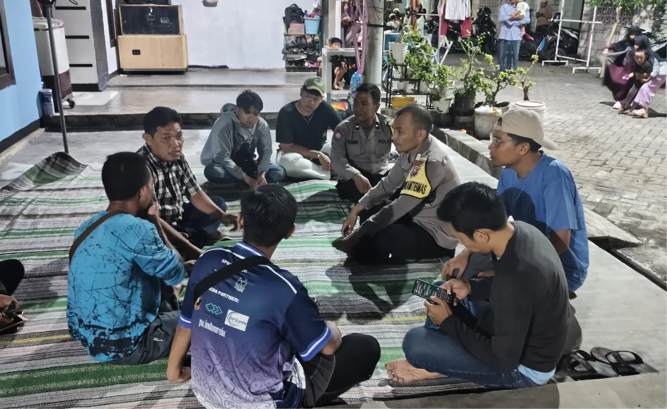 Ilustrasi suasana rumah korban kebakaran