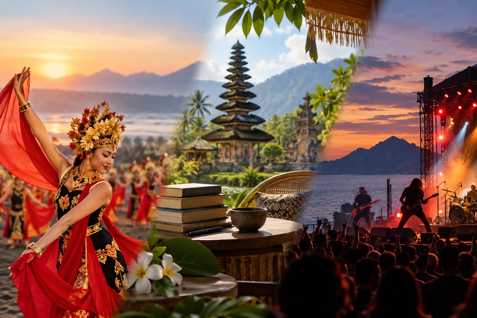 Ilustrasi festival budaya Indonesia