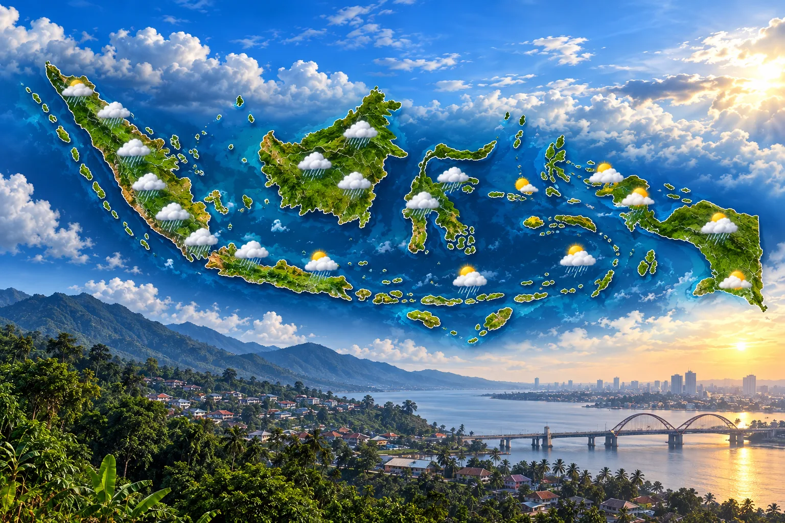 Ilustrasi awan mendung
