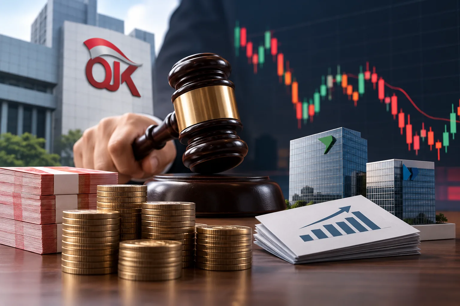 Ilustrasi denda ojk manipulasi saham