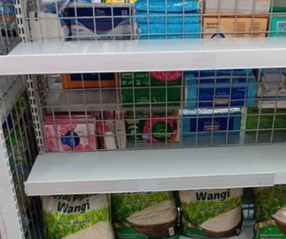 Beras Premium di MInimarket